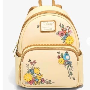 Loungefly Disney Winnie the Pooh Hundred Acre Wood Friends Floral Mini Backpack